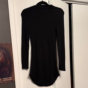 Revamped Black Long Sleeve Dress